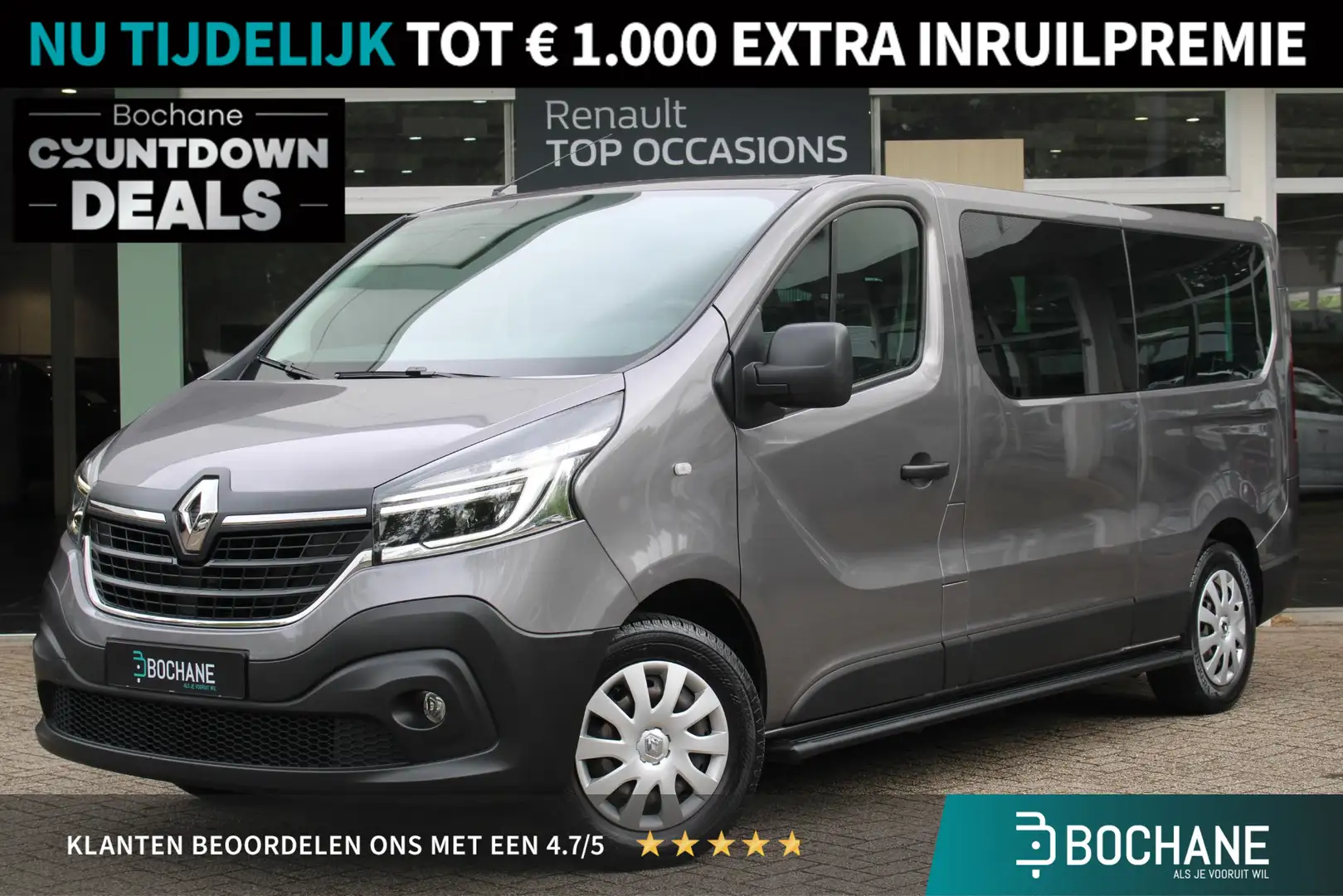 Renault Trafic Passenger 2.0 dCi 120 Grand Zen 9-PERSOONS | Ledve Grijs - 1