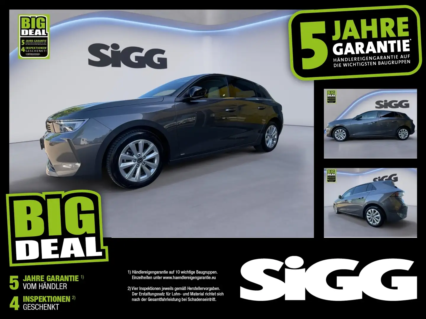 Opel Astra L 1.2 Turbo Elegance Sitzheizung Keyless Grau - 1