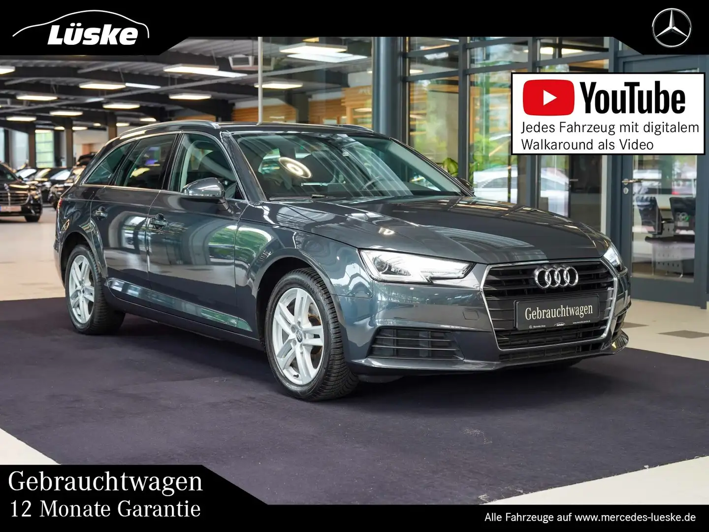 Audi A4 A4 2.0 TFSI g-tron Avant Xenon Plus Akustikglas Gris - 1