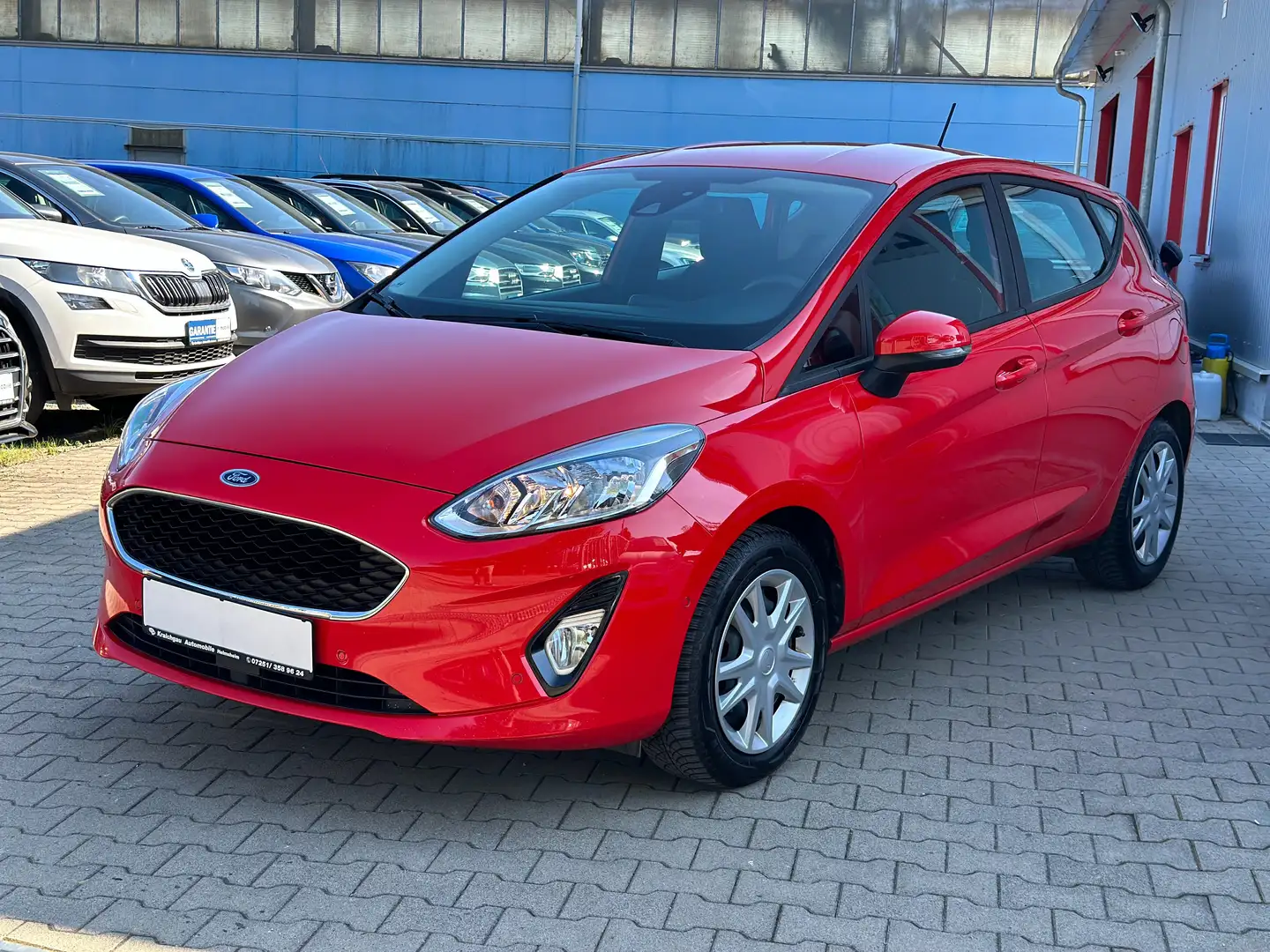 Ford Fiesta 1.5 TDCI*KAMERA*ACC*KLIMA*PDC*TEMP*DAB*TÜV Neu! Rot - 1