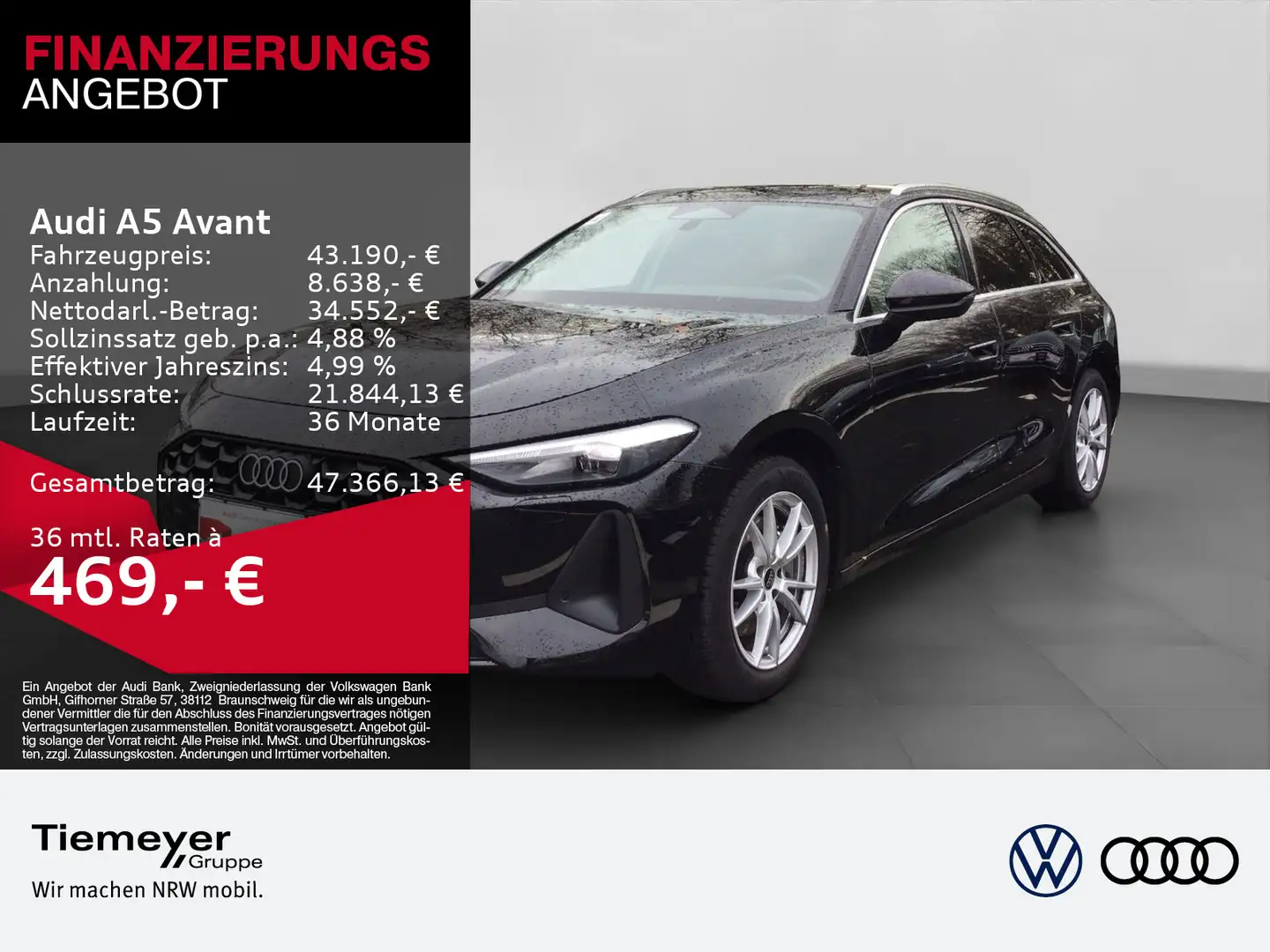 Audi A5 TFSI Q LM18 SPORTSITZE KAMERA AHK Schwarz - 1