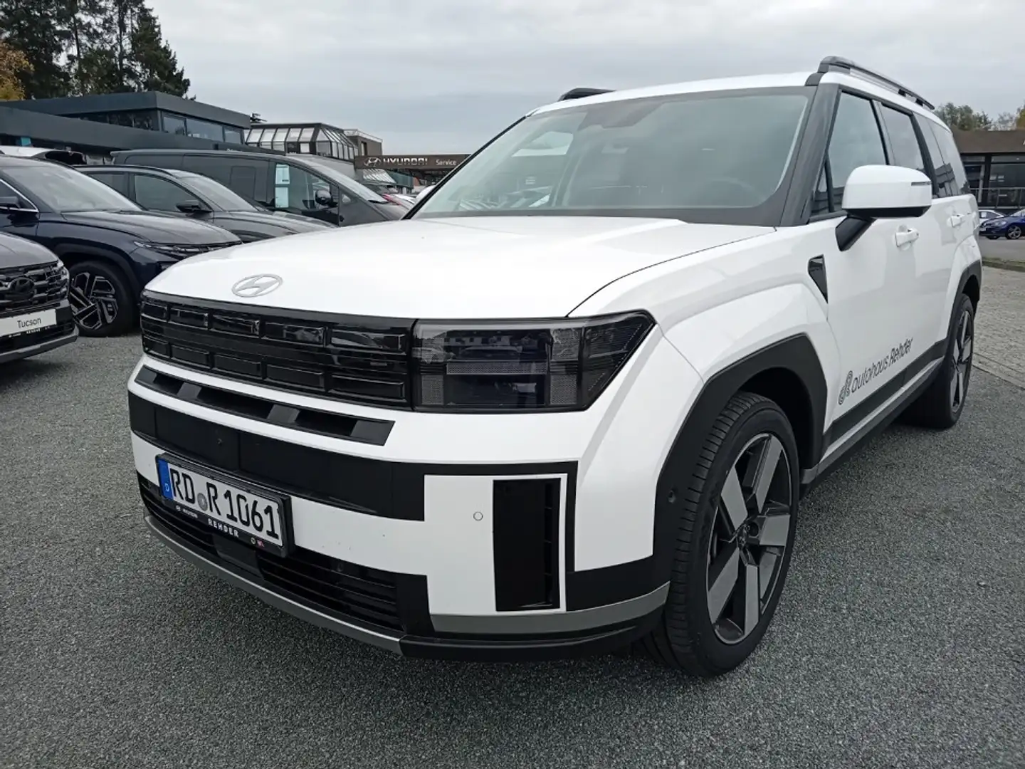 Hyundai SANTA FE HEV 1.6 T-GDI 6-AT 4WD SIGNATURE Komfort-P. Techni Weiß - 1