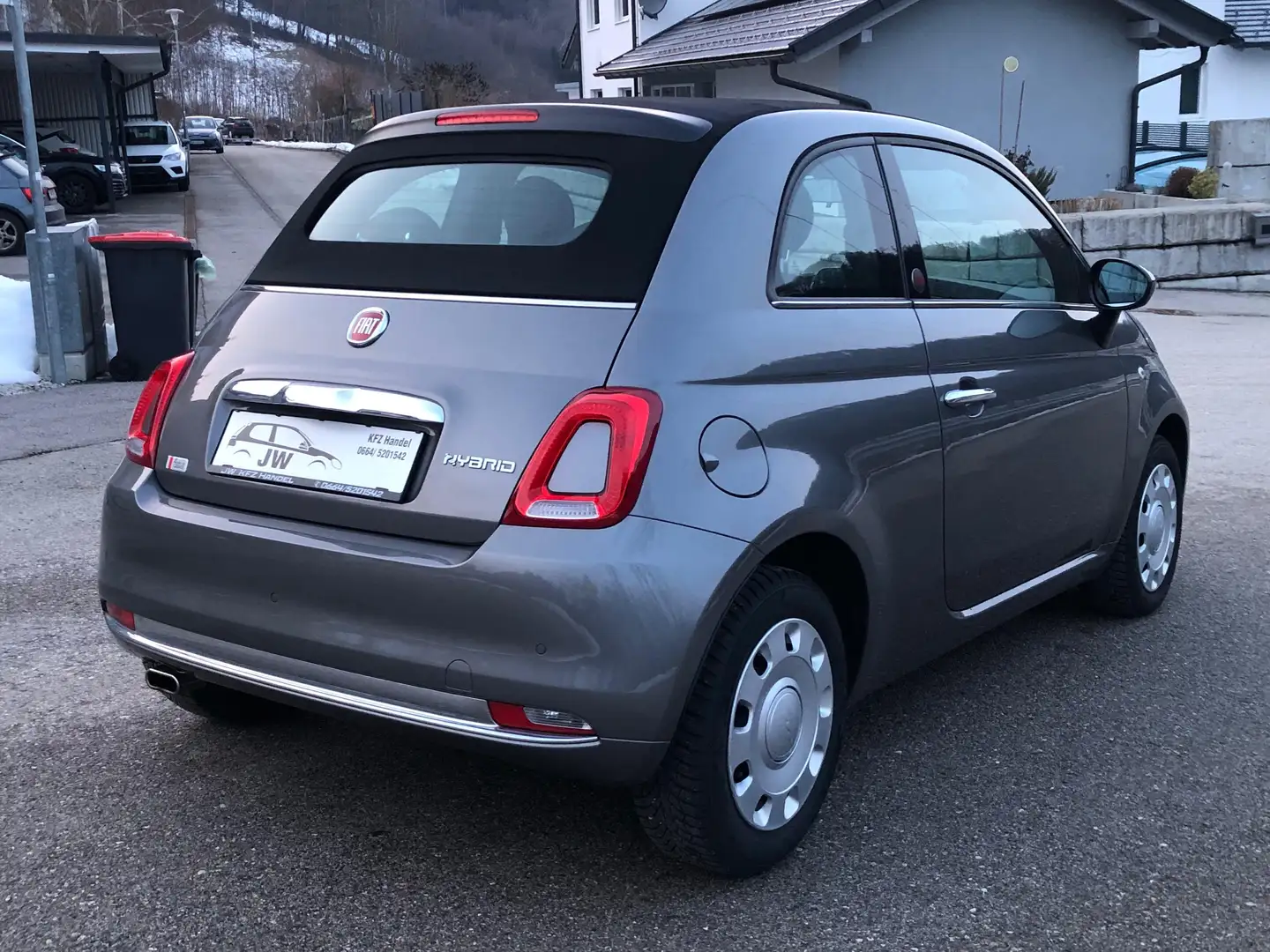 Fiat 500C 500C 1.Besitz, 1A Zustand Grau - 2