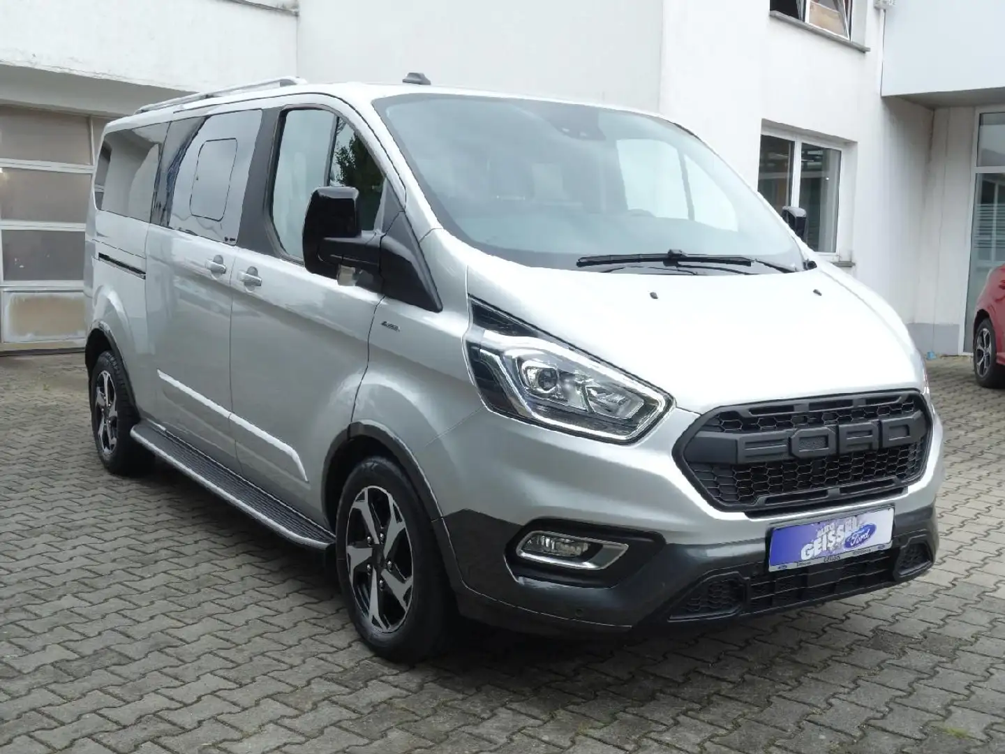 Ford Tourneo Custom 320 L2 Active AUTO Leder NAVI AHK Argent - 1