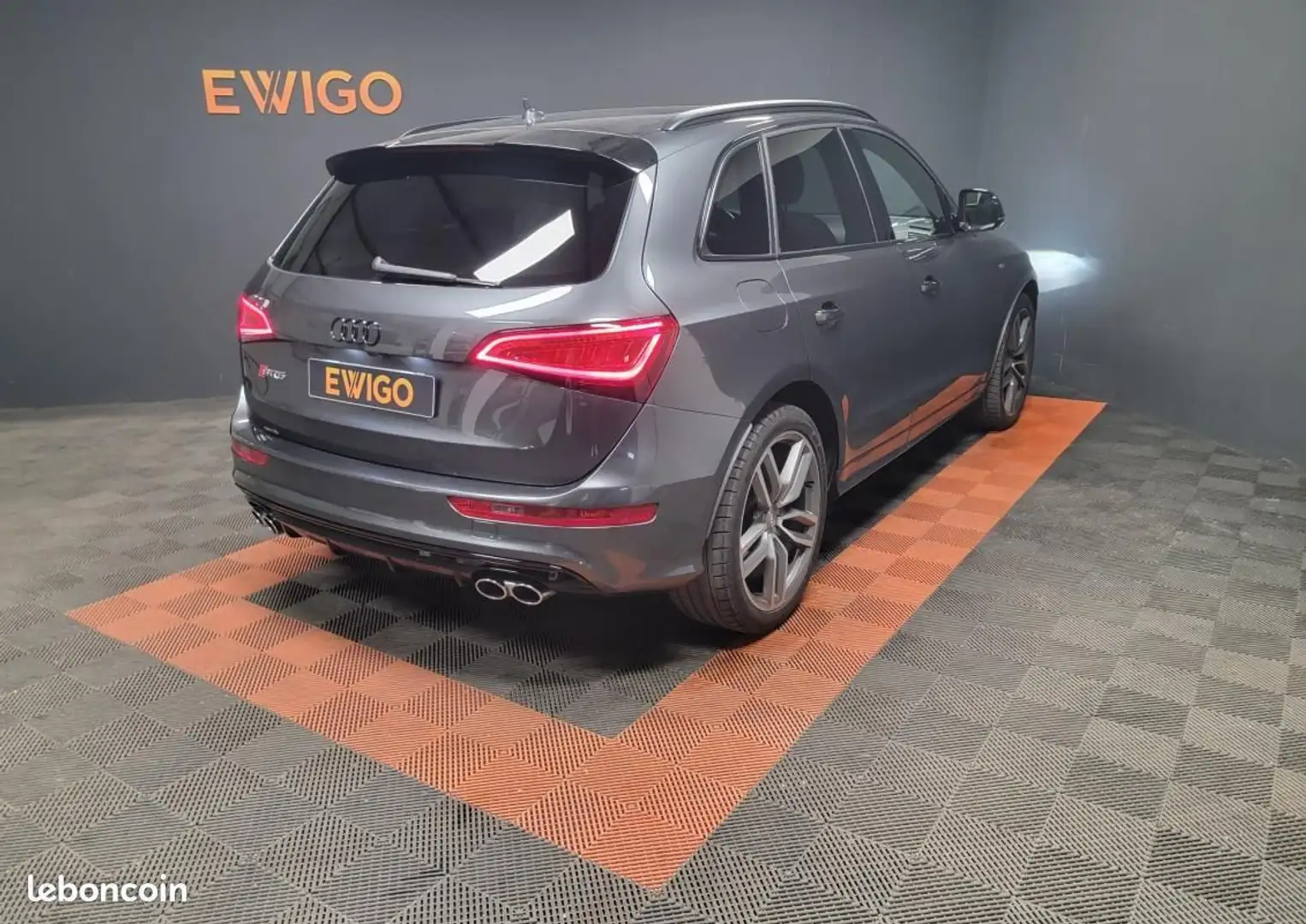 Audi SQ5 3.0 TDI 340ch BI-TURBO COMPETITION PLUS QUATTRO TI Gris - 2