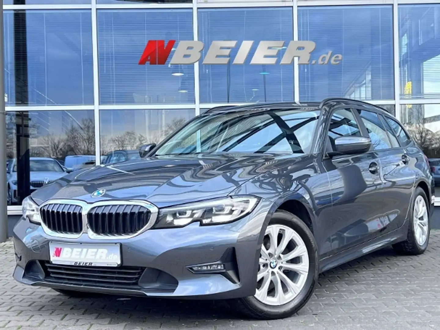 BMW 320 d LED SHZ 2xPDC Navi DAB großTank Touring Gris - 1
