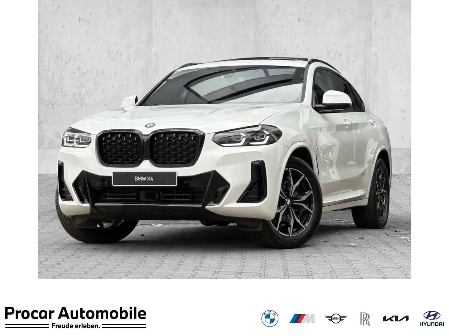 BMW X4 xDrive20d M Sport HuD PANO AHK DA PA H/K 19" Blanc - 1