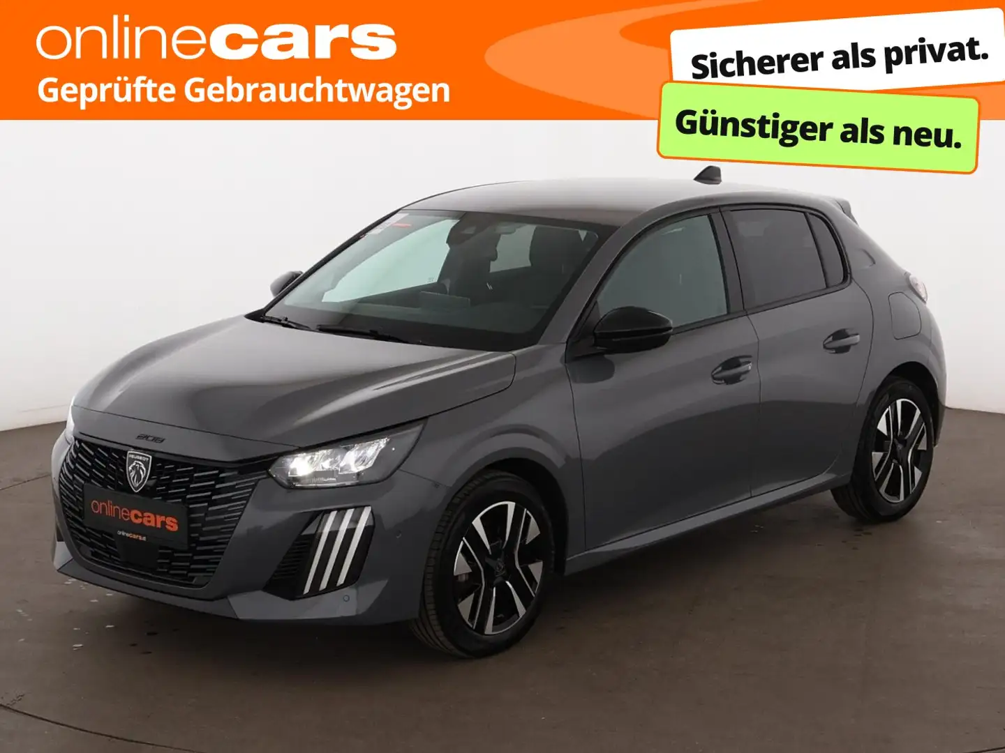 Peugeot 208 1.2 PureTech 100 Allure LED SITZHZG R-CAM PDC Grau - 1