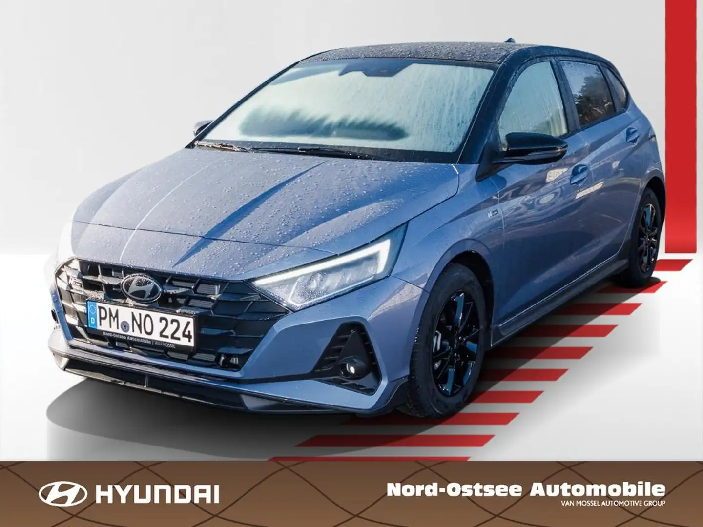 Hyundai i20 FL N Line Dachlackierung Blau - 1