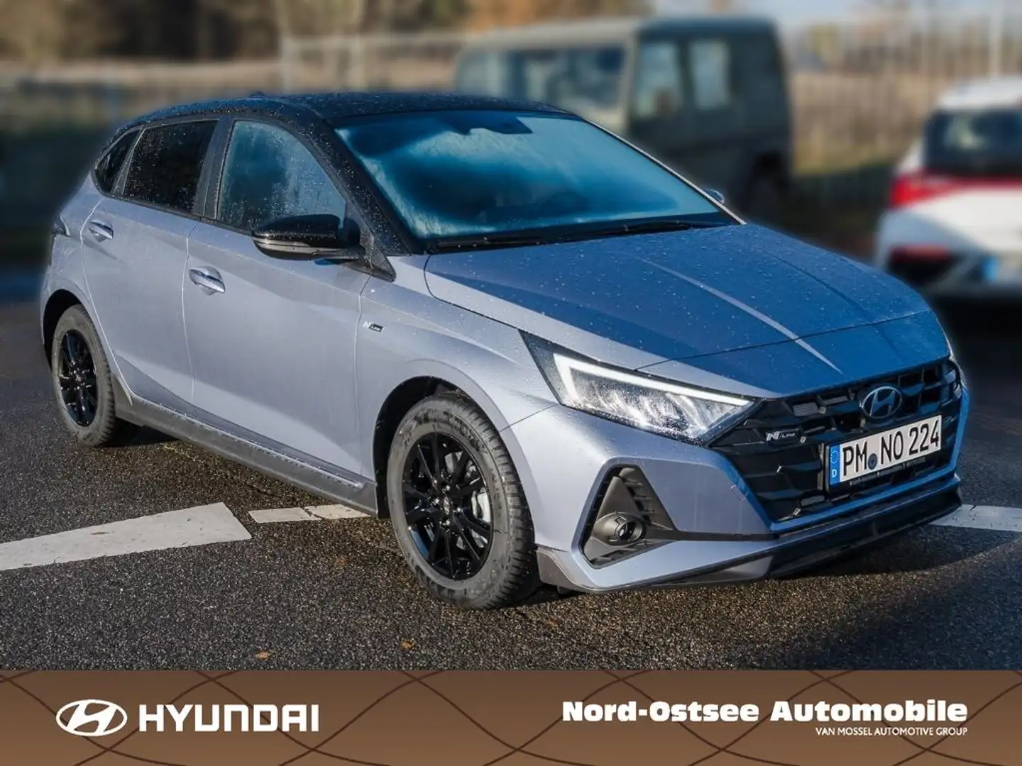 Hyundai i20 FL N Line Dachlackierung Blau - 2