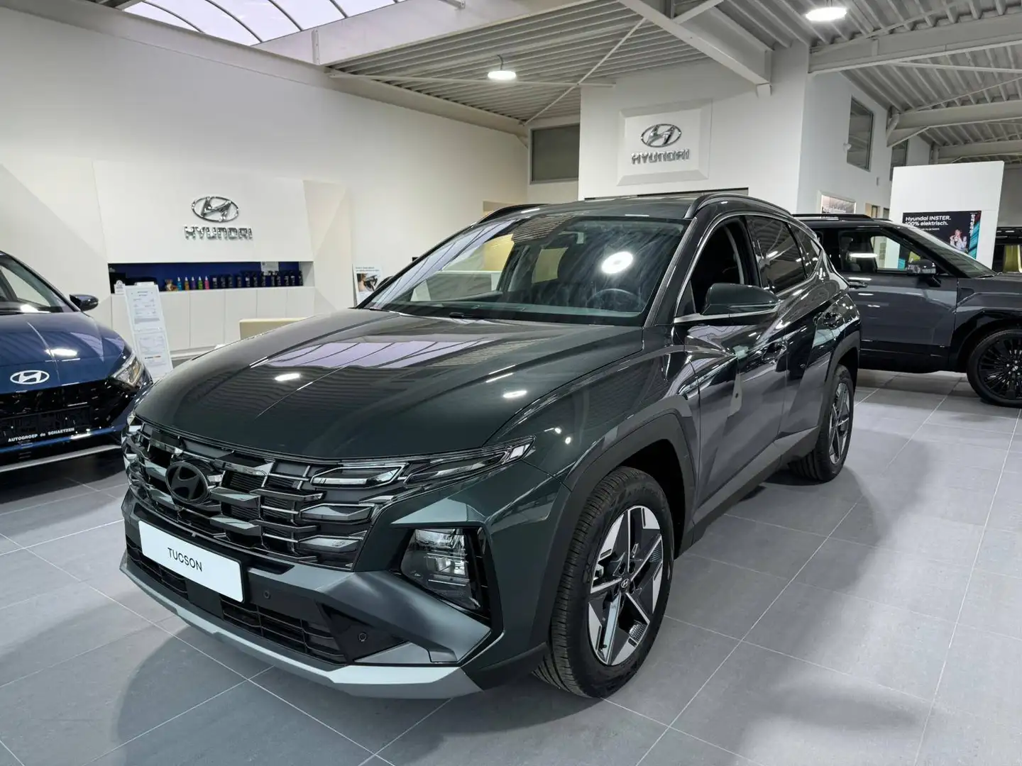 Hyundai TUCSON T-GDi Feel 48v 7DCT Grün - 2