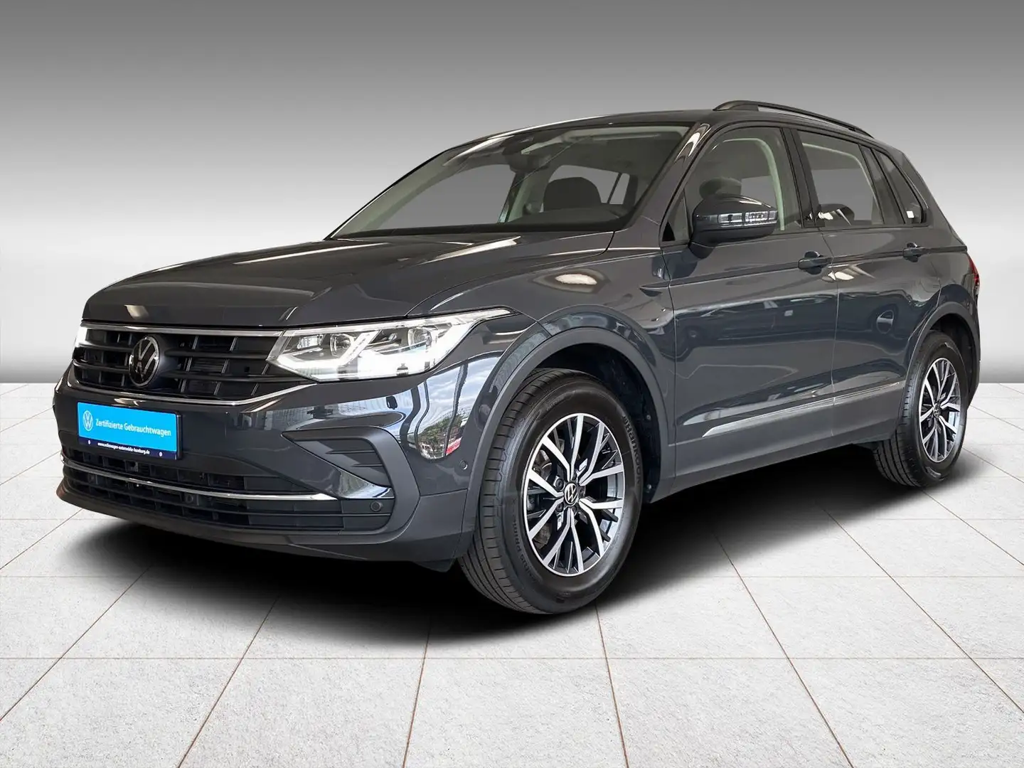 Volkswagen Tiguan 2.0 TDI Life DSG AHK Nav IQ.Drive CarPlay Grau - 2