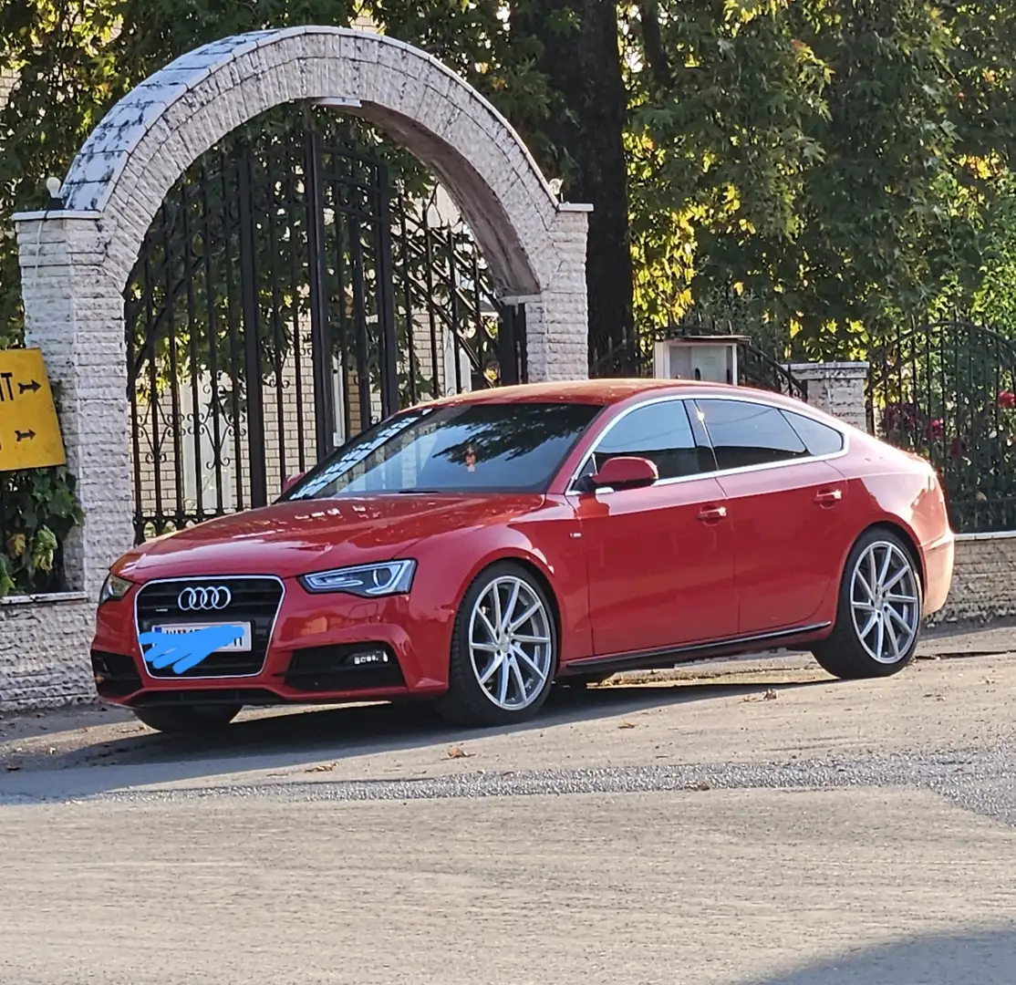 Audi A5 SB 2,0 TDI quattro Sport S-tronic Rot - 1