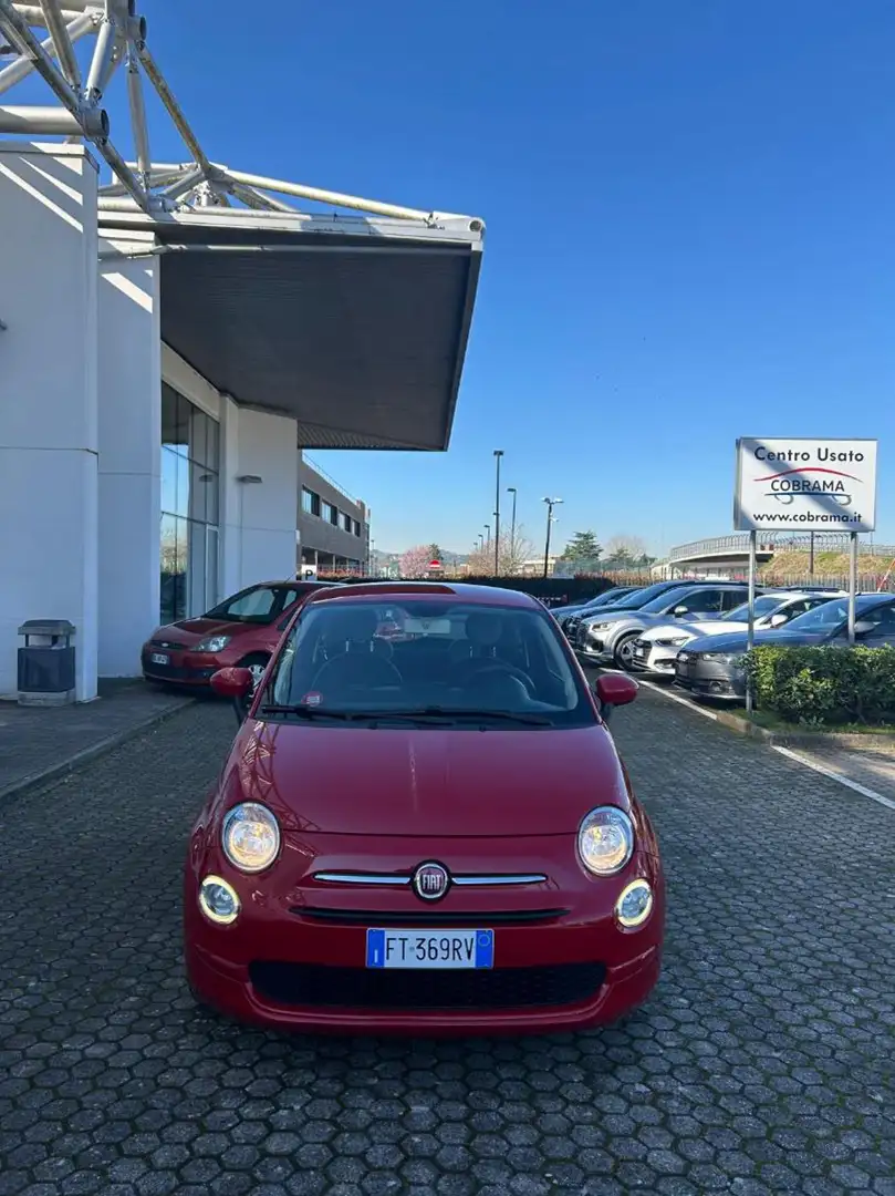 Fiat 500 1.2 Pop NEO PATENTATI Rood - 1