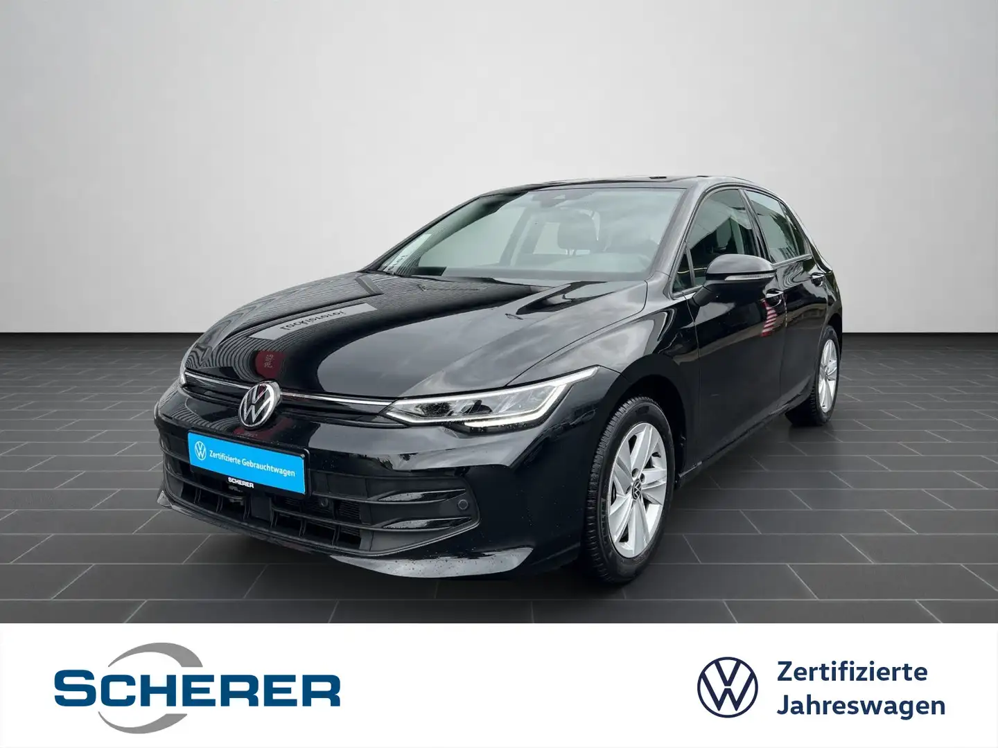 Volkswagen Golf VIII 1.5 TSI Life ACC AHK CARPLAY KEYLESS L Schwarz - 1