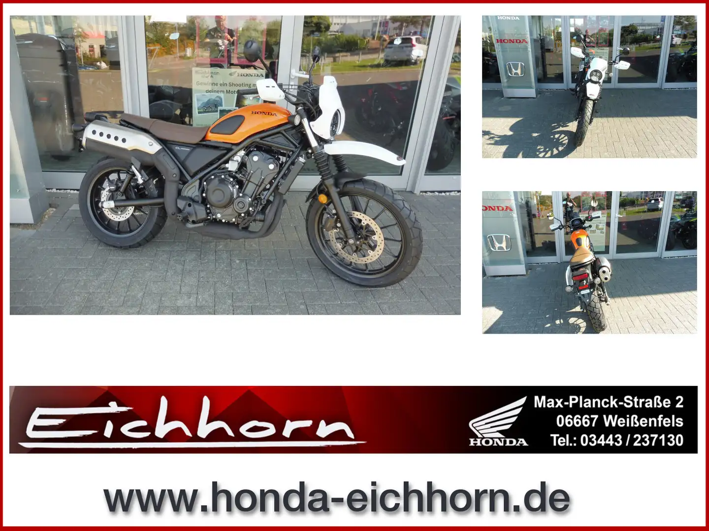 Honda CL 500 *ABS *LED *Zubehör inkl. *Aktion Orange - 1