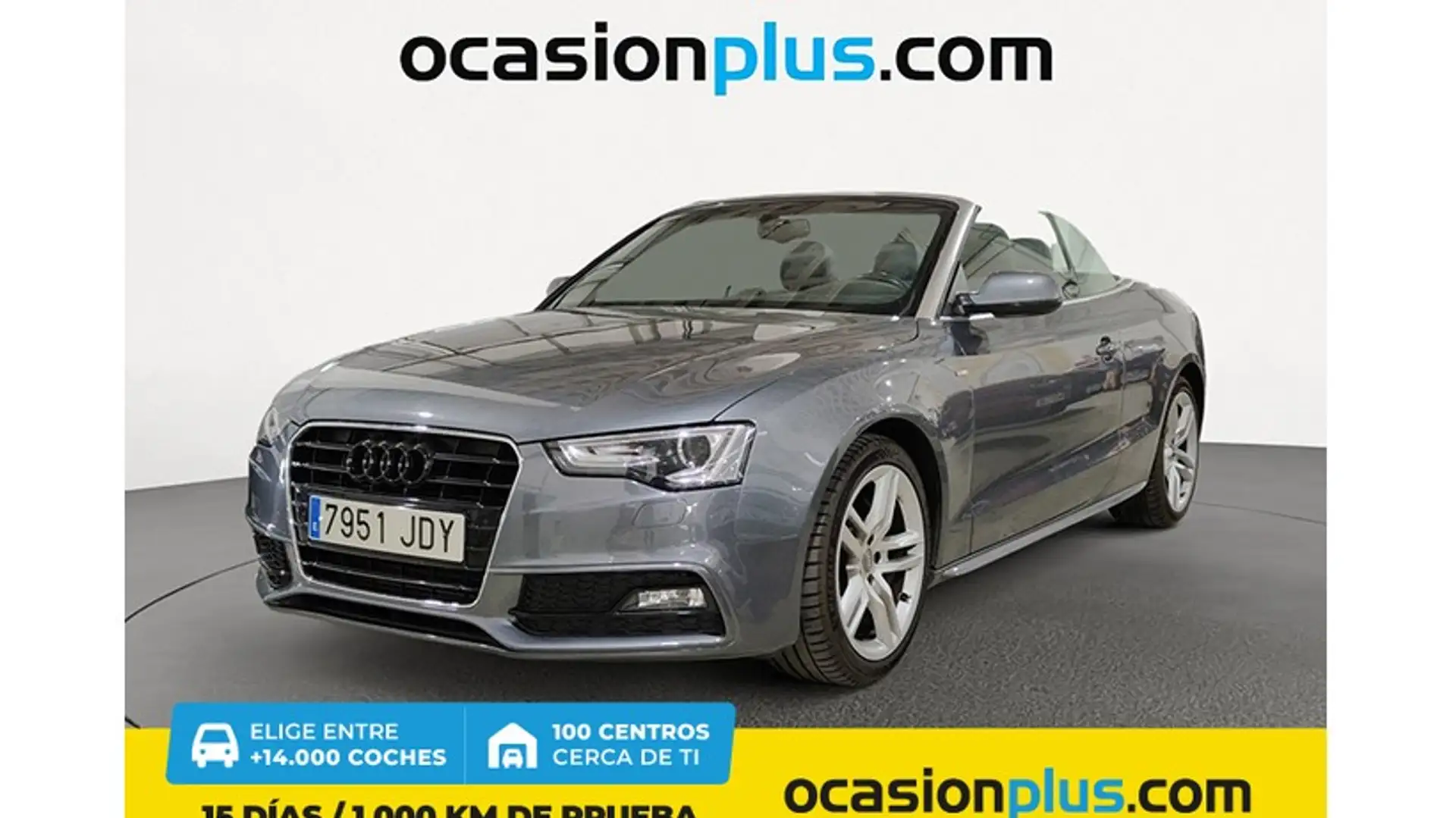Audi A5 Cabrio 2.0 TFSI S line ed. Mult. 225 Gris - 1