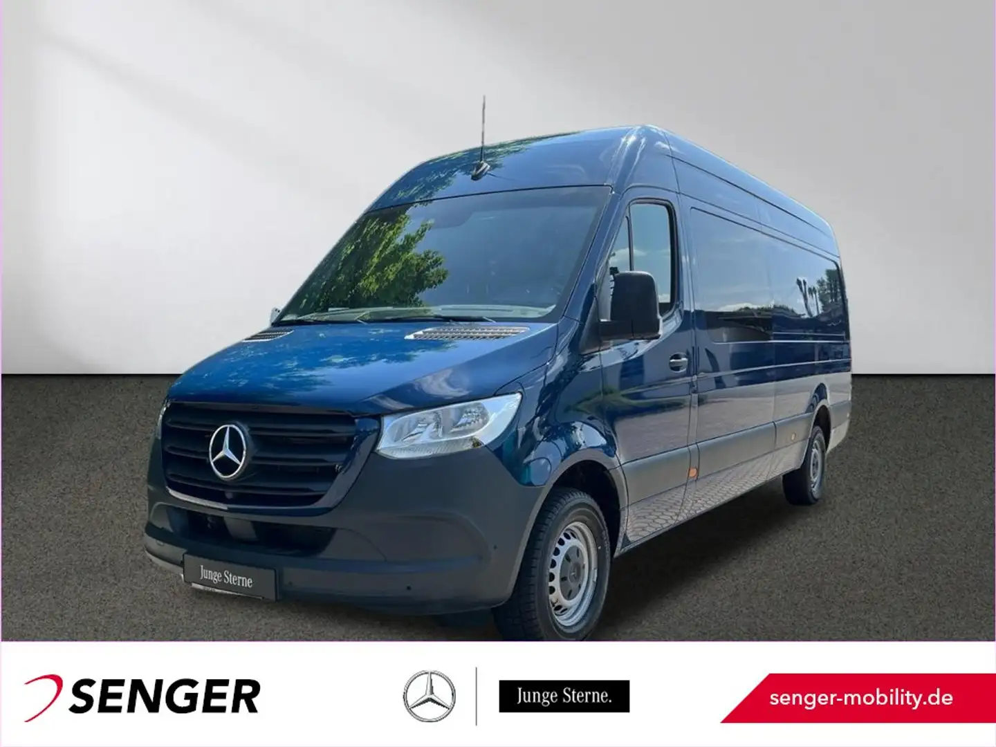 Mercedes-Benz Sprinter 317 CDI Mixto L3H2 Stdhzg 360° AHK2,8t Bleu - 1