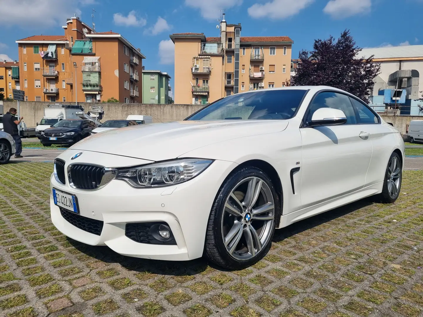BMW 420 Serie 4 F32 2013 Coupe 420d Coupe Msport 184cv Wit - 2