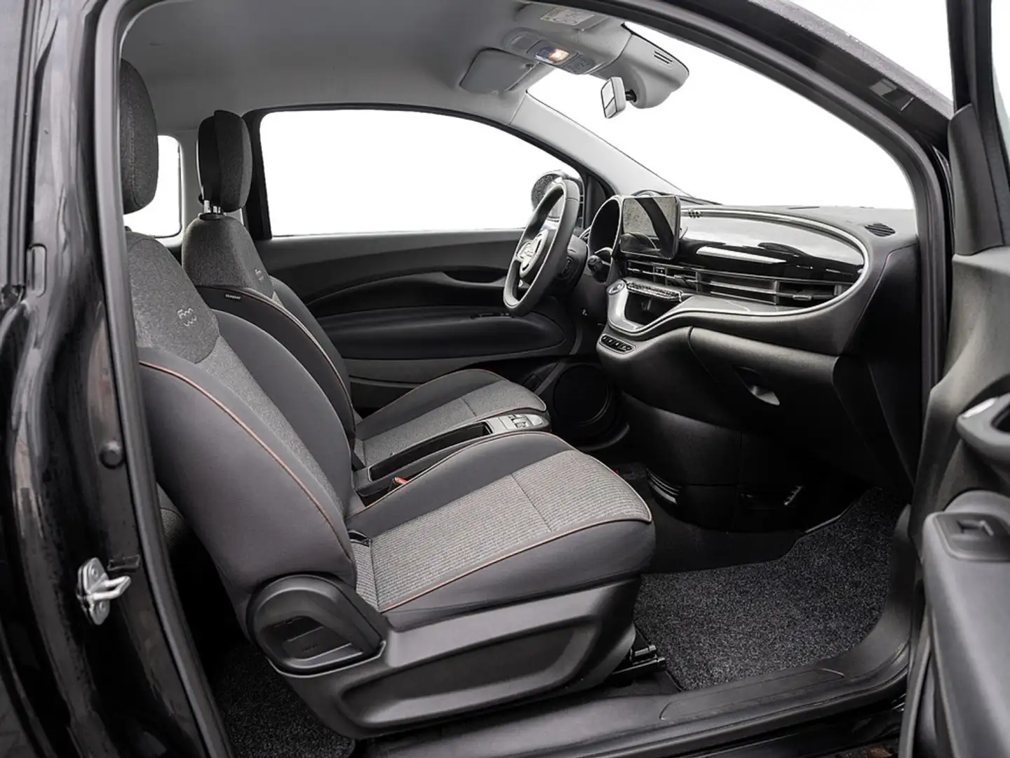 Fiat 500e Icon 42 kWh GRA NAVI APP-CON. BT KLIM DA Noir - 2