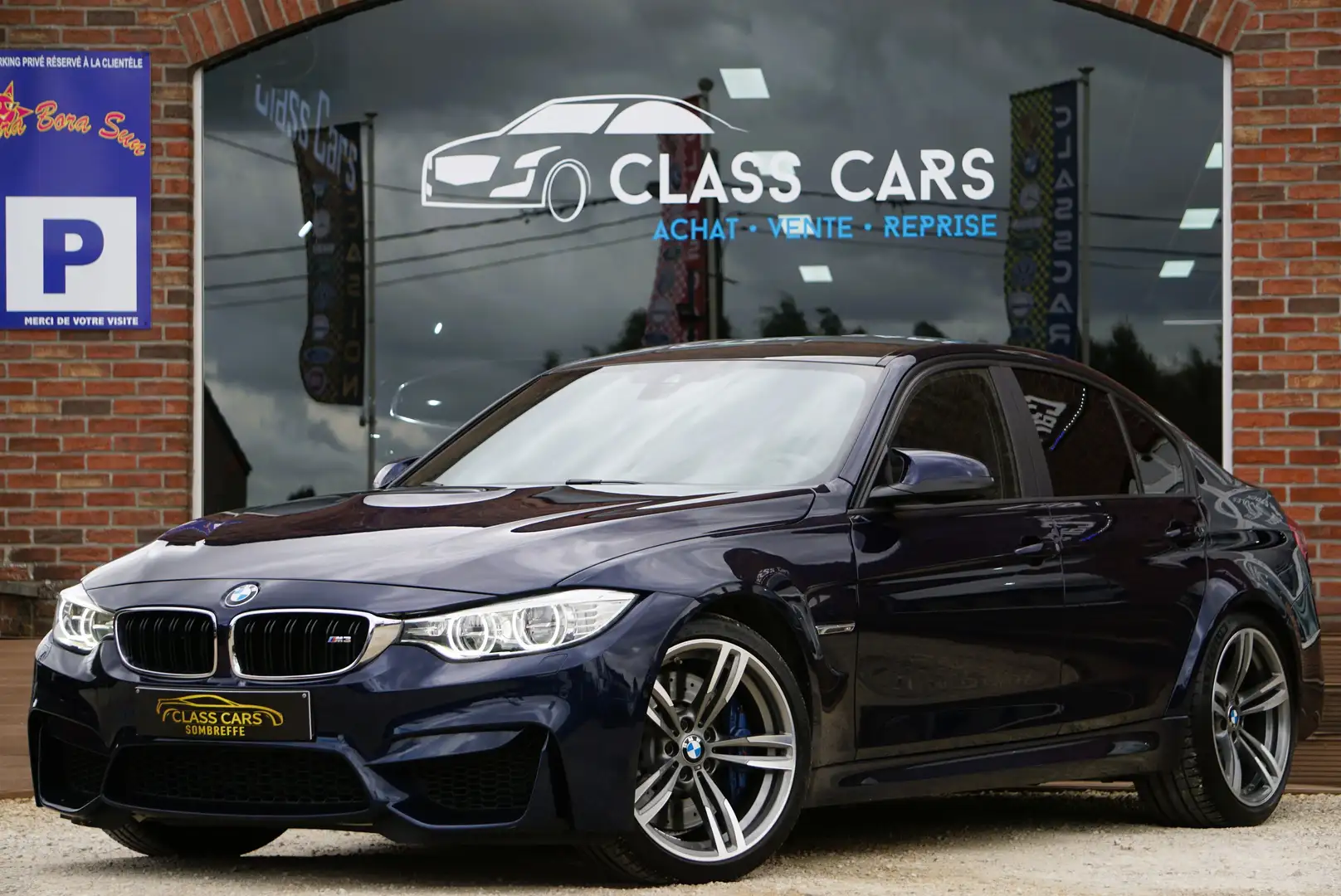 BMW M3 3.0i F80 CARBON HEAD-UP 360 XENON GARANTI 12 MOIS Bleu - 1