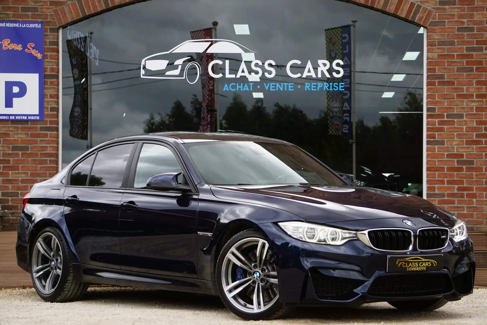 BMW M3 3.0i F80 CARBON HEAD-UP 360 XENON GARANTI 12 MOIS Bleu - 2