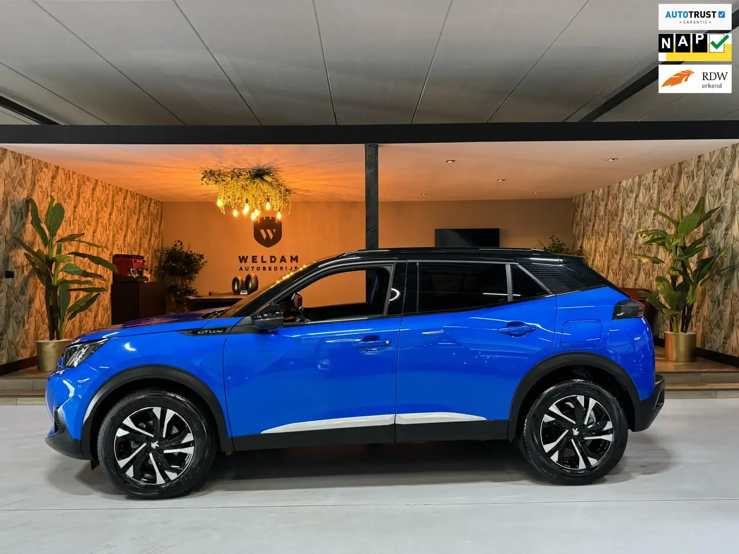 Peugeot 2008 1.2 PureTech GT-Line Garantie Camera Led Navigatie Blauw - 1