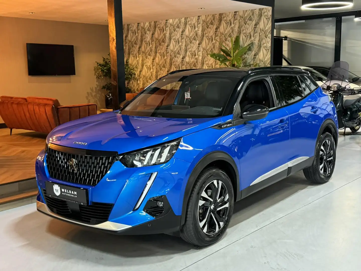 Peugeot 2008 1.2 PureTech GT-Line Garantie Camera Led Navigatie Blauw - 2