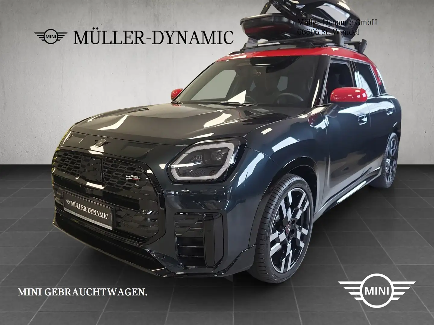 MINI Cooper S Countryman Countryman S ALL4 LED PANO AHK HUD 360° KAMERA HAR Gris - 1
