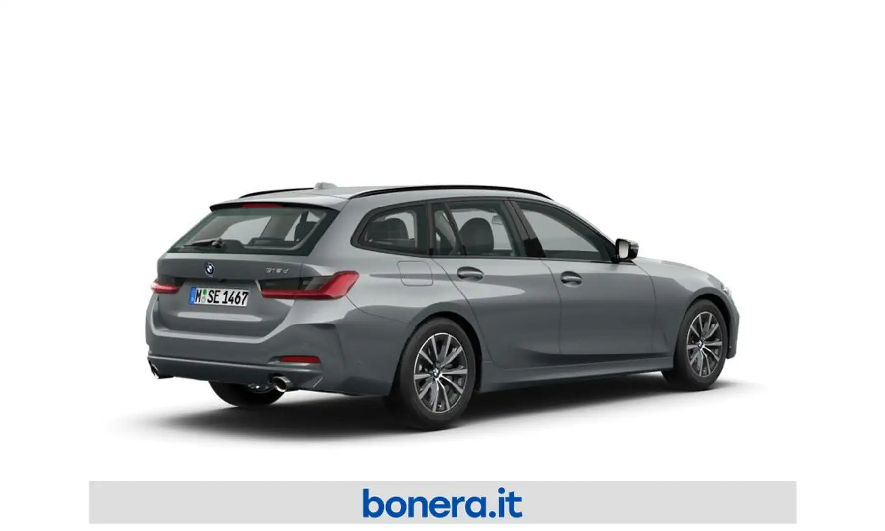 BMW 318 d Touring mhev 48V auto Grigio - 2