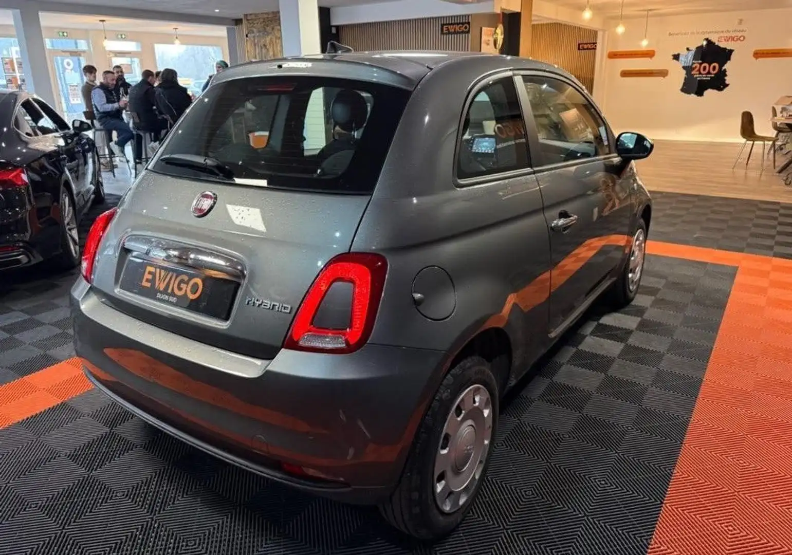 Fiat 500 1.0 70 CH BVM6 HYBRIDE BSG S-S 3P Gris - 2