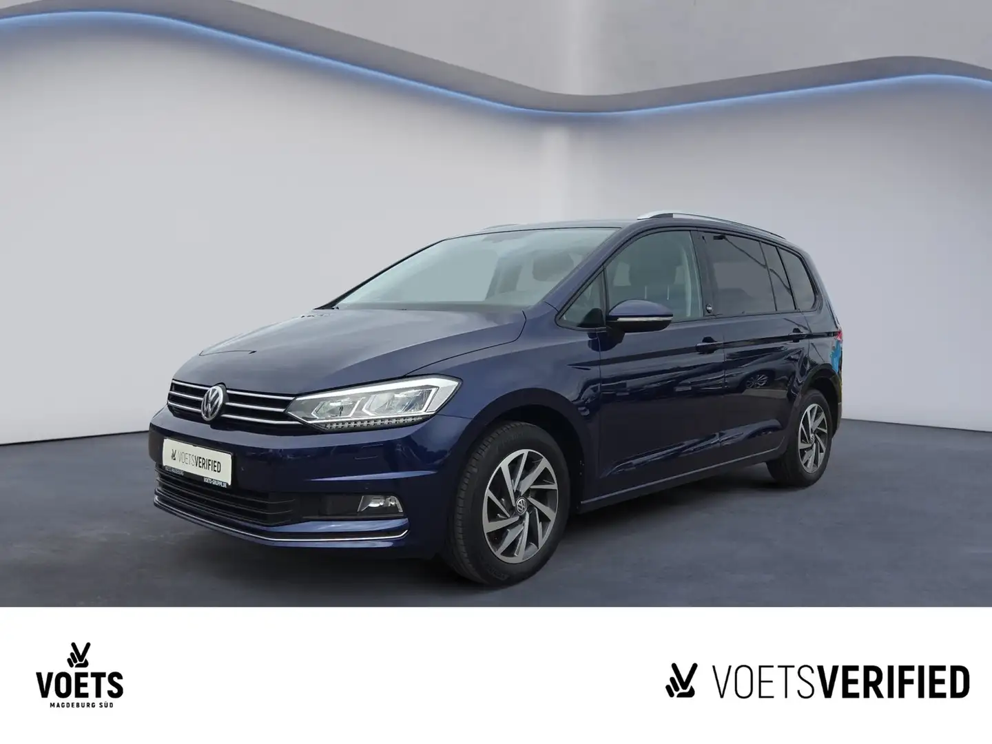 Volkswagen Touran SOUND 1.4 TSI DSG LED+NAVI+ACC+APPLE CARP Bleu - 1