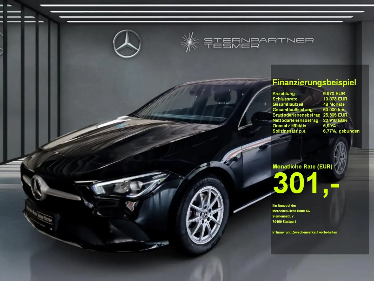 Mercedes-Benz CLA 200 d SB PROGRESSIVE+MBUX+LED+SHZ+KAMERA+AHK Noir - 1