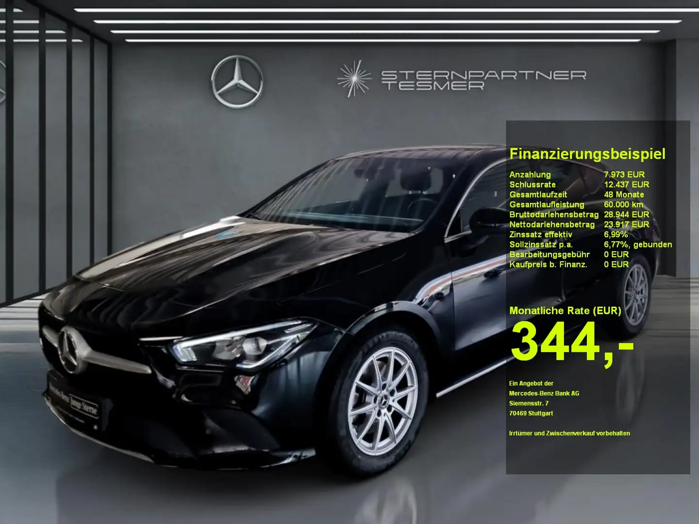 Mercedes-Benz CLA 200 d SB PROGRESSIVE+MBUX+LED+SHZ+KAMERA+AHK Noir - 1