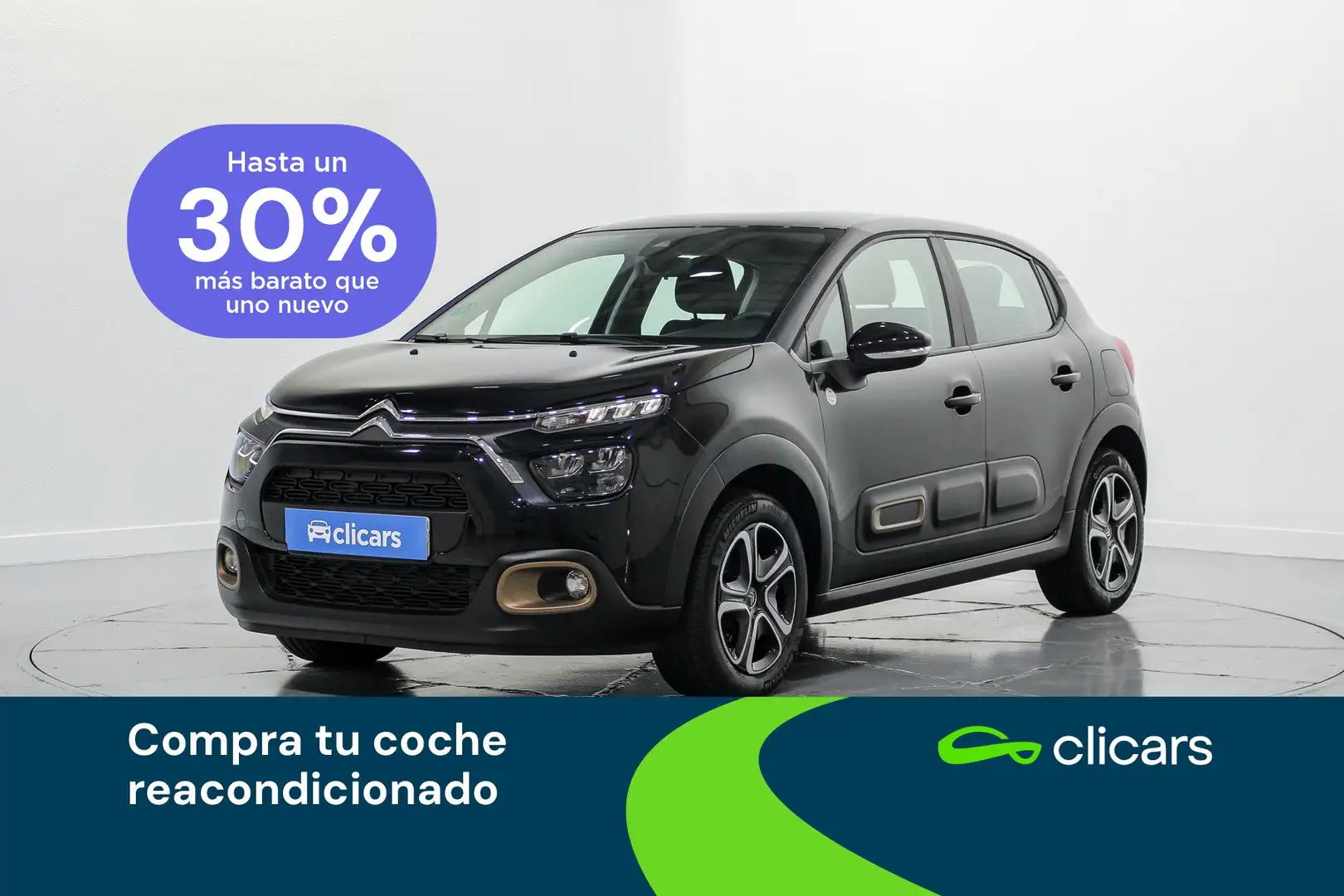 Citroen C3 1.5BlueHDi S&S C-Series 100 Zwart - 1