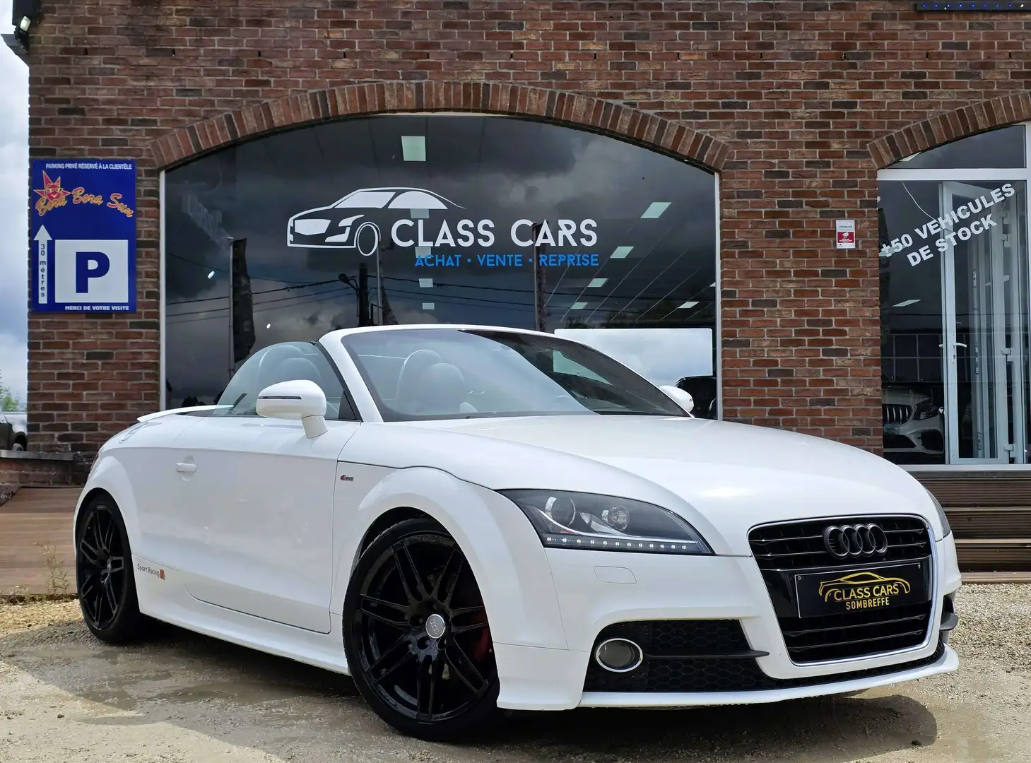 Audi TT Cabriolet 1.8 TFSI Ambition S line Xenon Pdc eu5 Blanc - 2