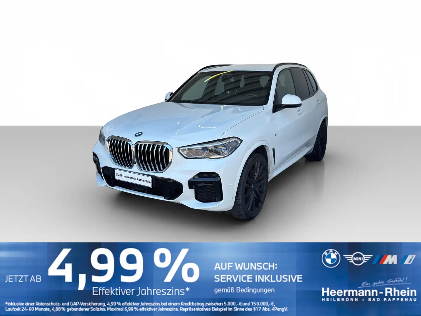 BMW X5 xDrive40dA M Sport LiveCock.Standh.Laserl.AHK Blanc - 2