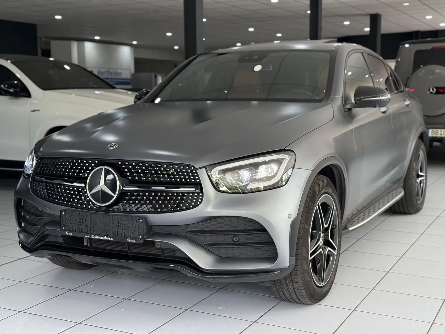 Mercedes-Benz GLC 220 d 4M Coupe*AMG*MAGNO*360*SHD*MBEAM*KEYLES Grigio - 1