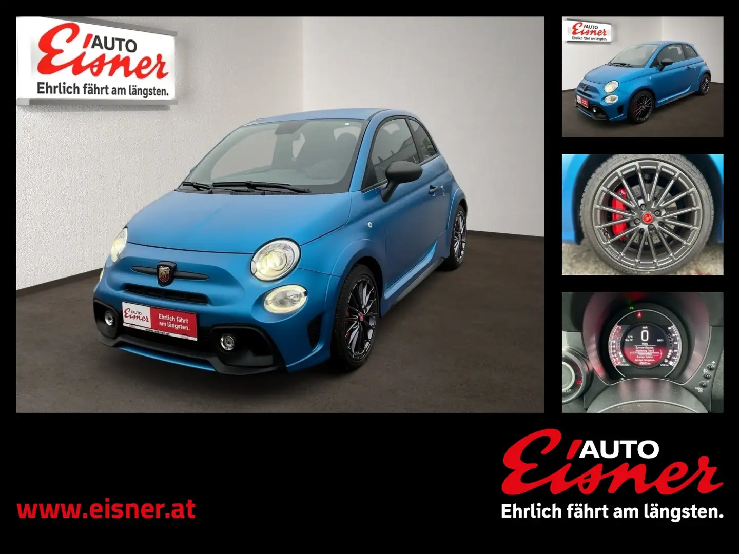 Fiat ARBATH 500 Regensensor, Apple Care und Android Blu/Azzurro - 1