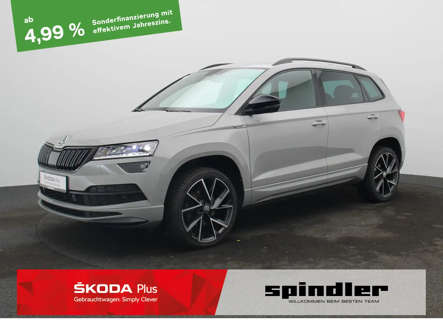 Skoda Karoq Sportline 1.5 TSI DSG / LED, Navi, PDC, SH Gris - 1