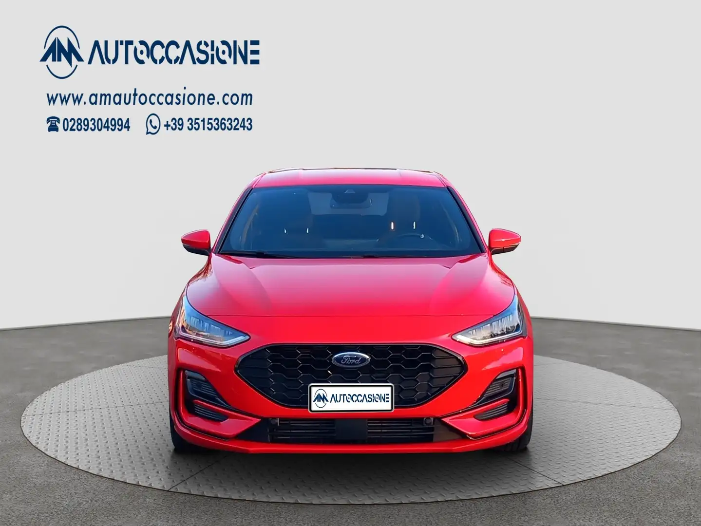 Ford Focus 1.0t ecoboost h ST-Line 125CV GARANZIA FORD 1/2029 Rosso - 2