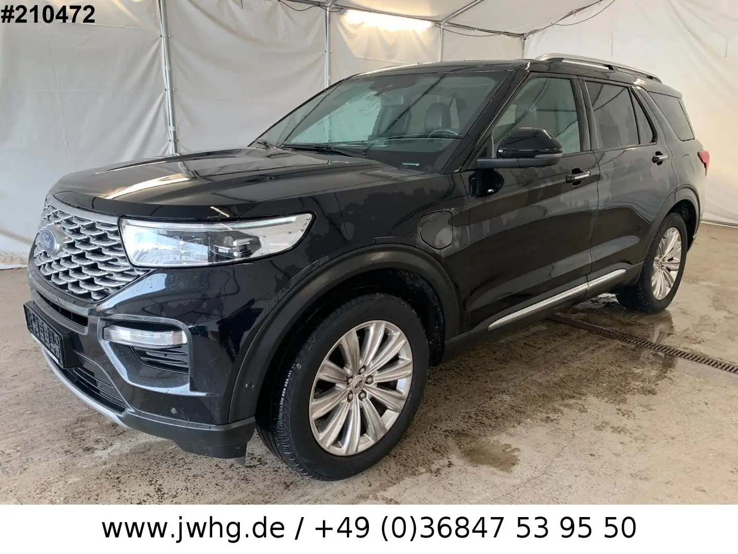 Ford Explorer Platinum Hybrid 4x4 20" ACC Pano 360°K Schwarz - 1