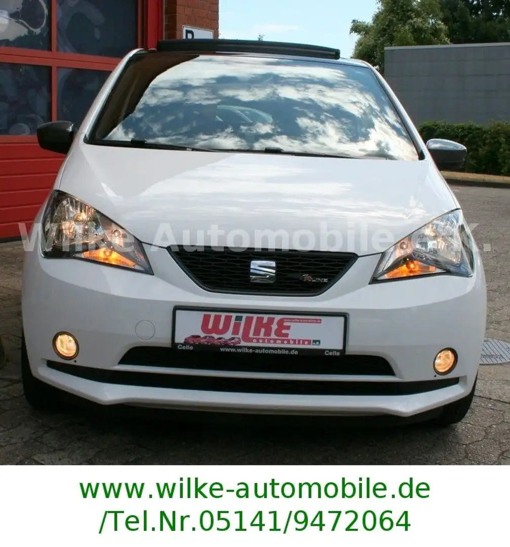 SEAT Mii FR-Line+1.Hand+Schiebedach+54.000 KM+PDC+USB Blanc - 2