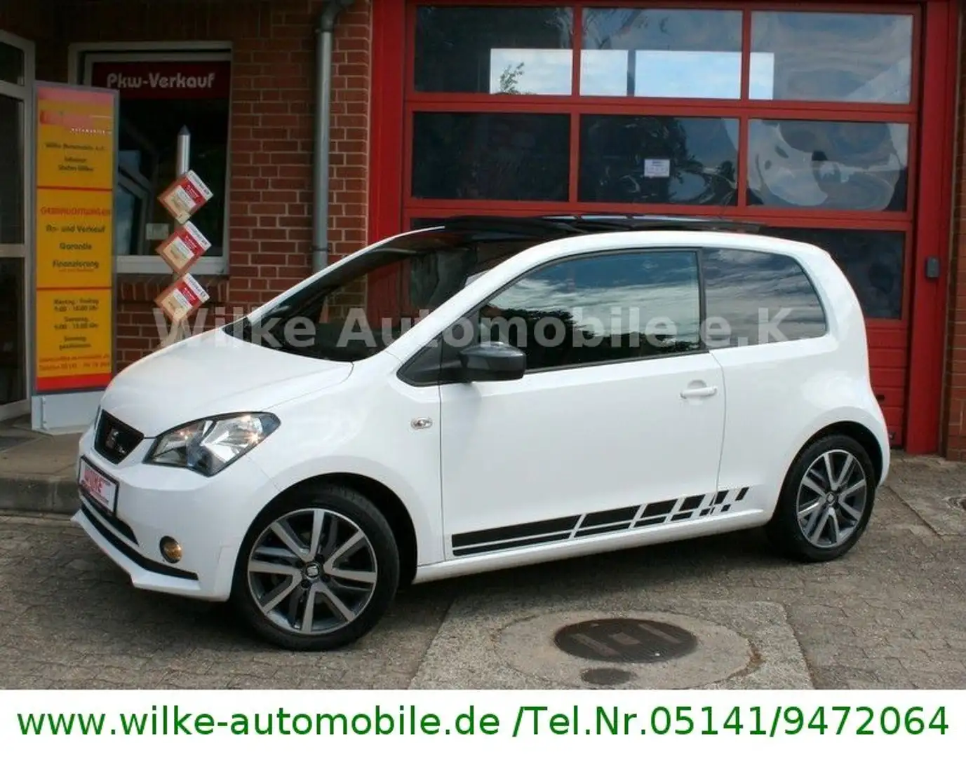 SEAT Mii FR-Line+1.Hand+Schiebedach+54.000 KM+PDC+USB Blanc - 1