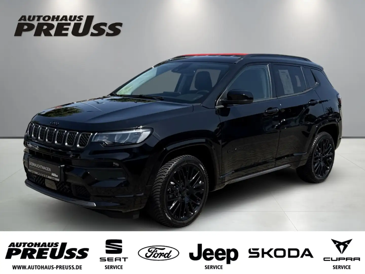 Jeep Compass Mild Hybrid 1.5 MultiAir S Schwarz - 1