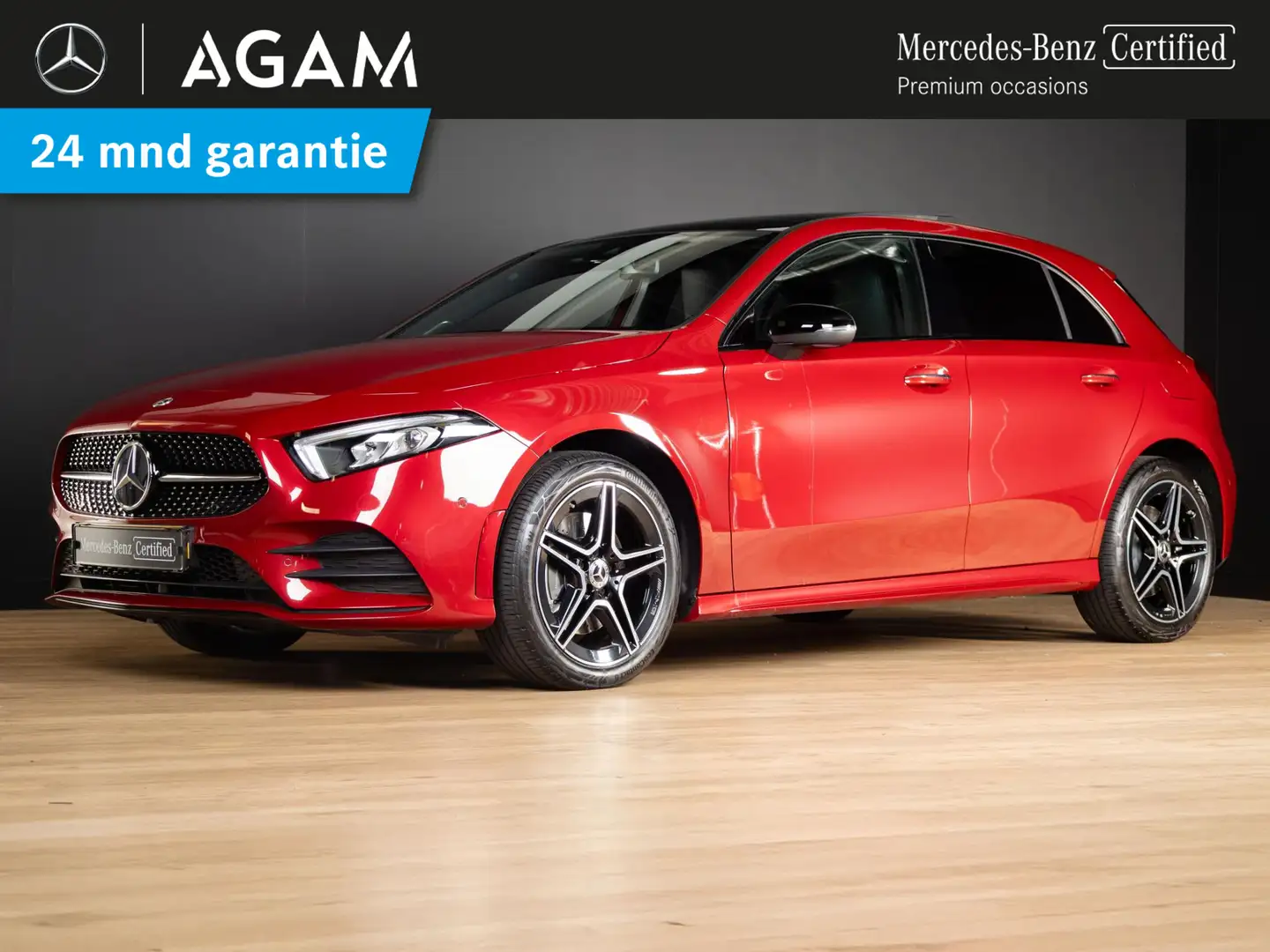 Mercedes-Benz A 250 Hatchback e AMG Line Panorama dak Rood - 1