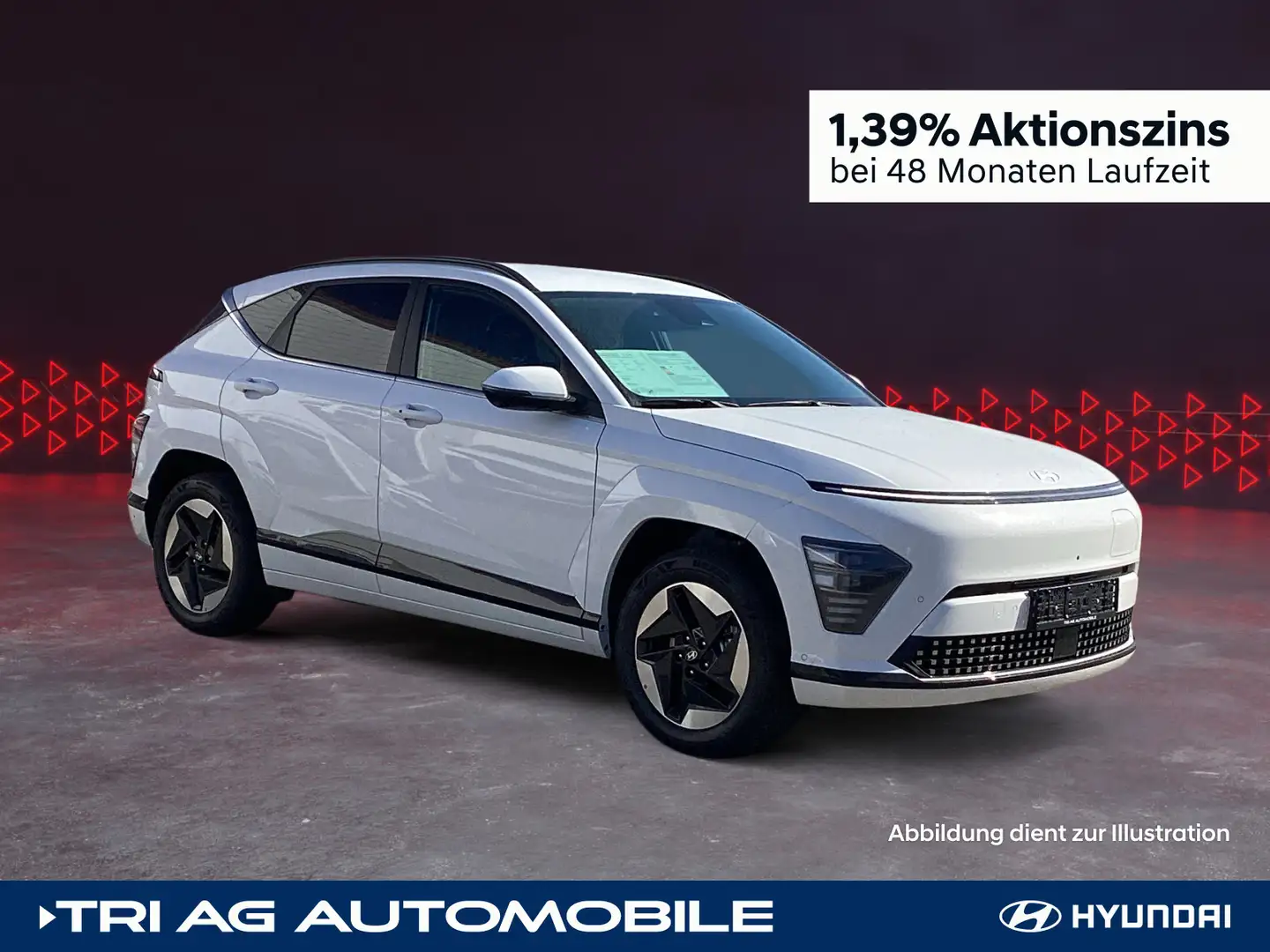 Hyundai KONA Elektro Trend (MY25) Assistenz-Paket, el. H Weiß - 1