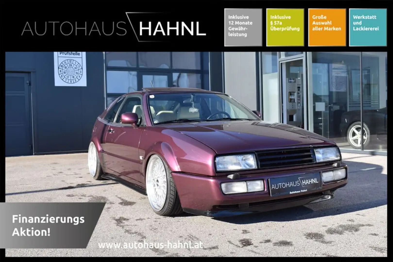 Volkswagen Corrado VR6 *Airride,Schiebedach...* Mauve - 1