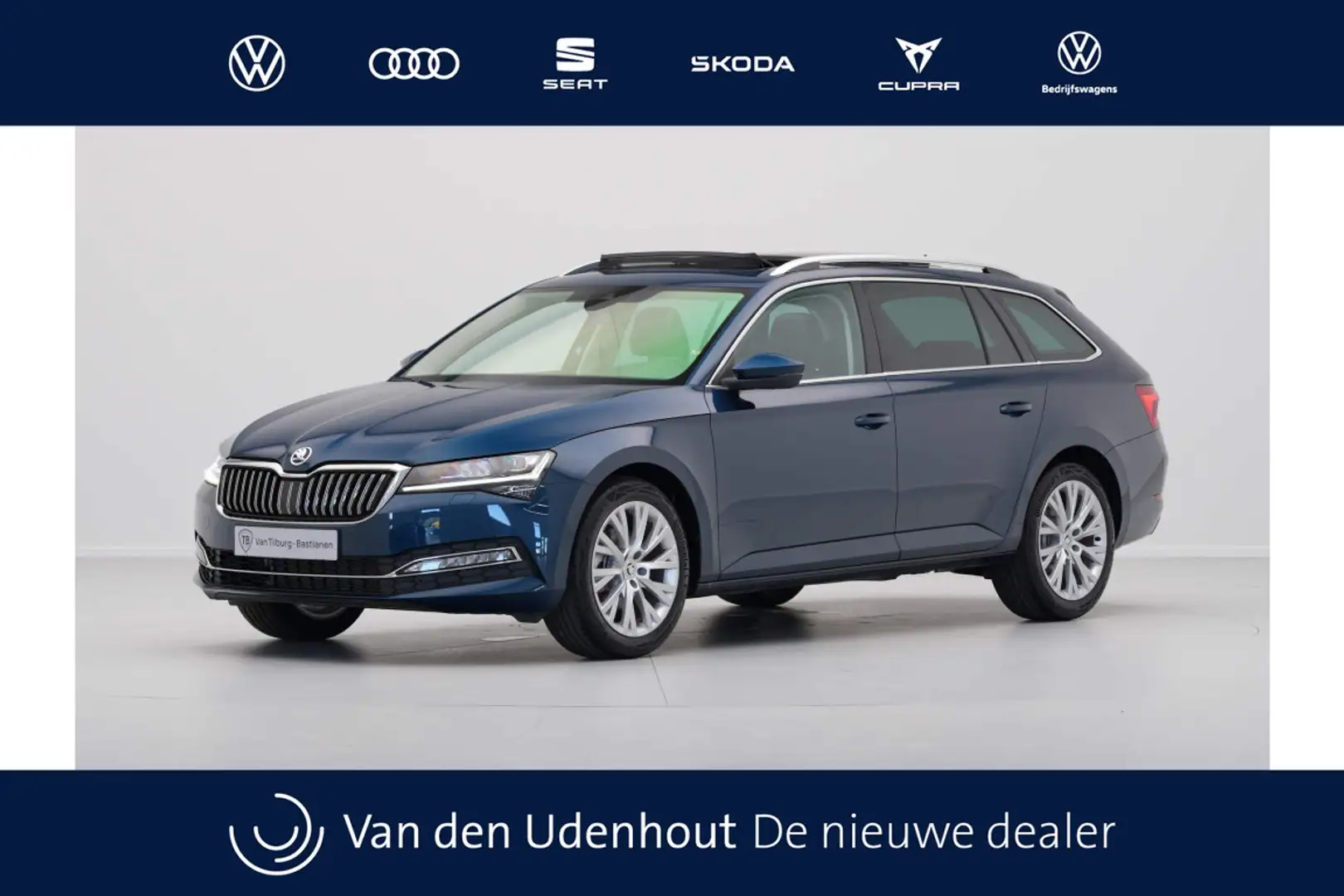 Skoda Superb Combi Business Edition Plus | Elektrisch bedienbaa Blauw - 1