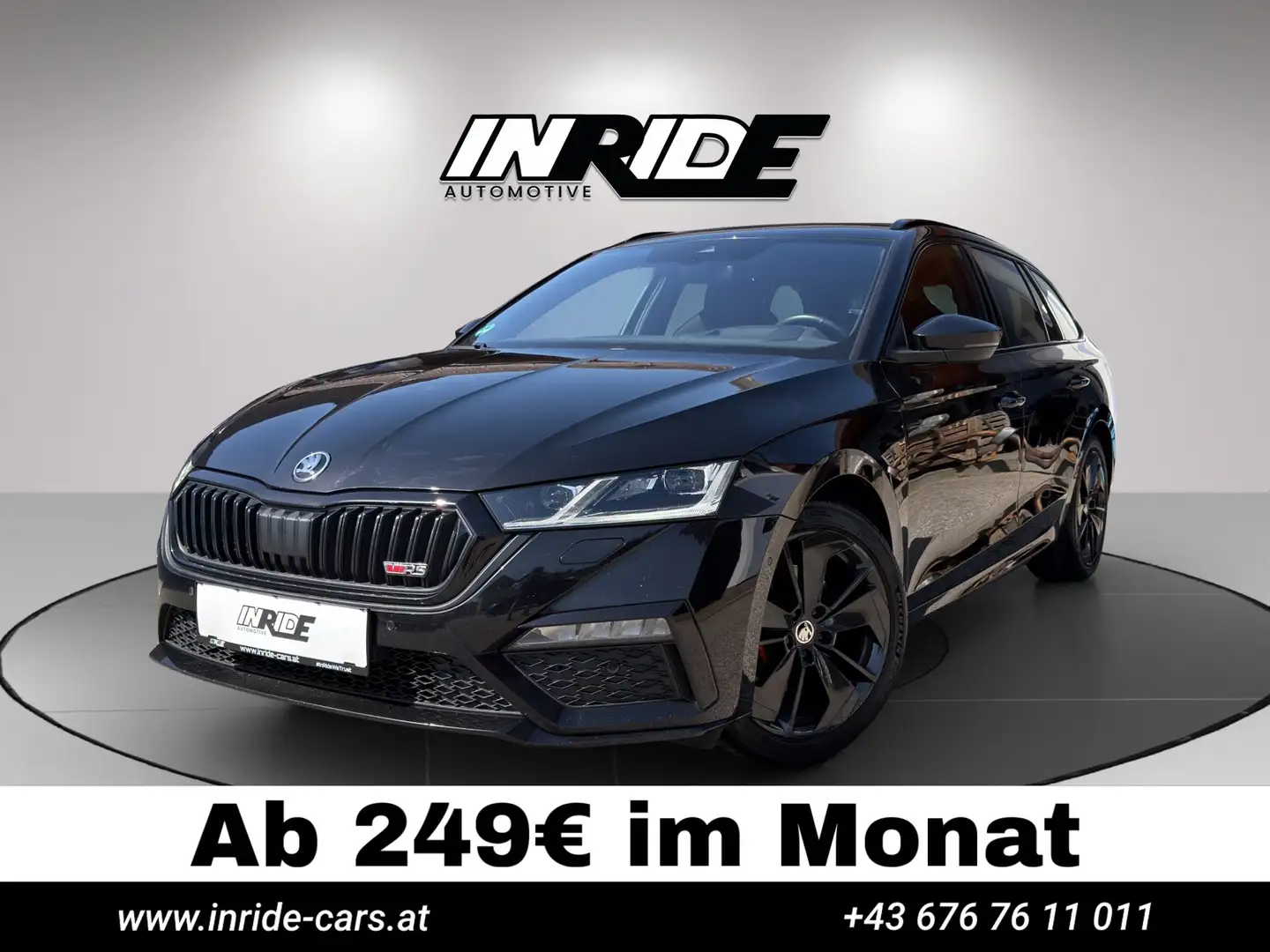 Skoda Octavia RS*Anhänger*BlackEdition*Head-Up*Virtual*Sound Schwarz - 1